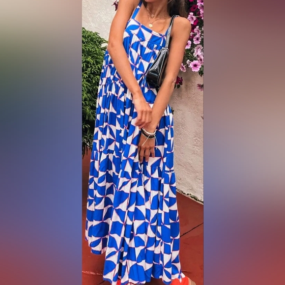 Chic Vacation Sun Dress by Abel the Label w/Pockets - Picture 2 of 6